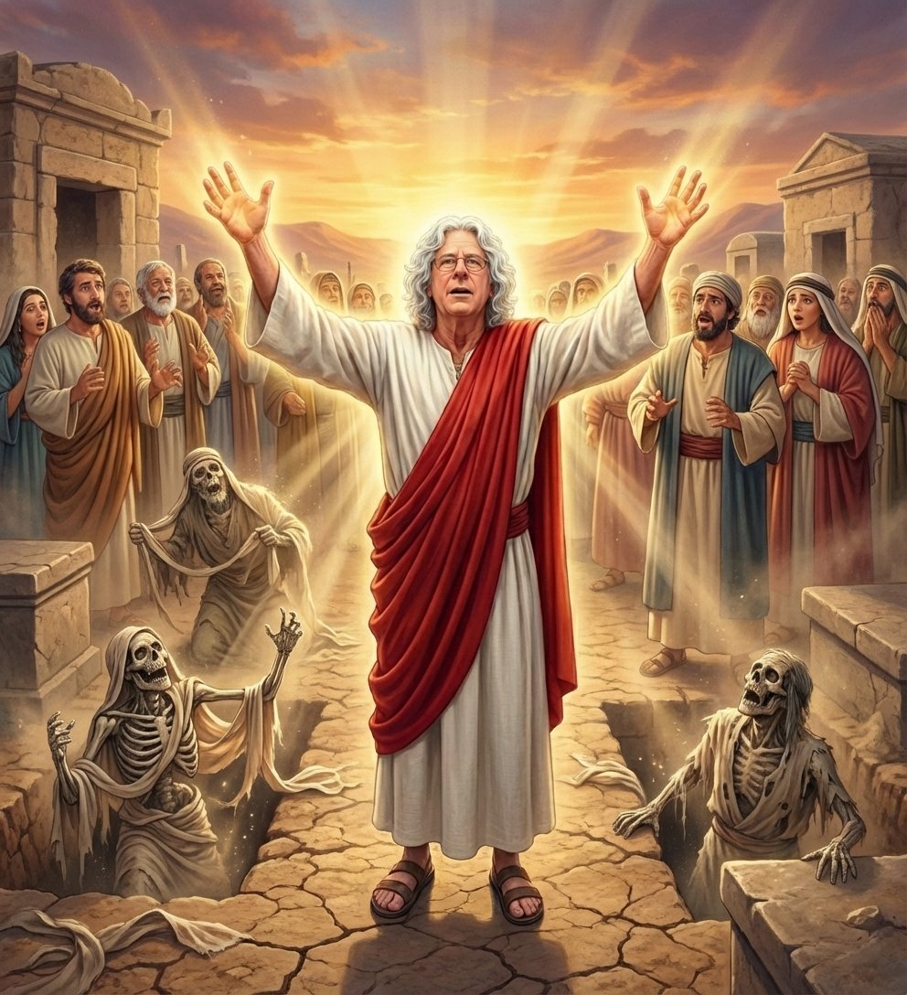 Uncle Nick and his hearse